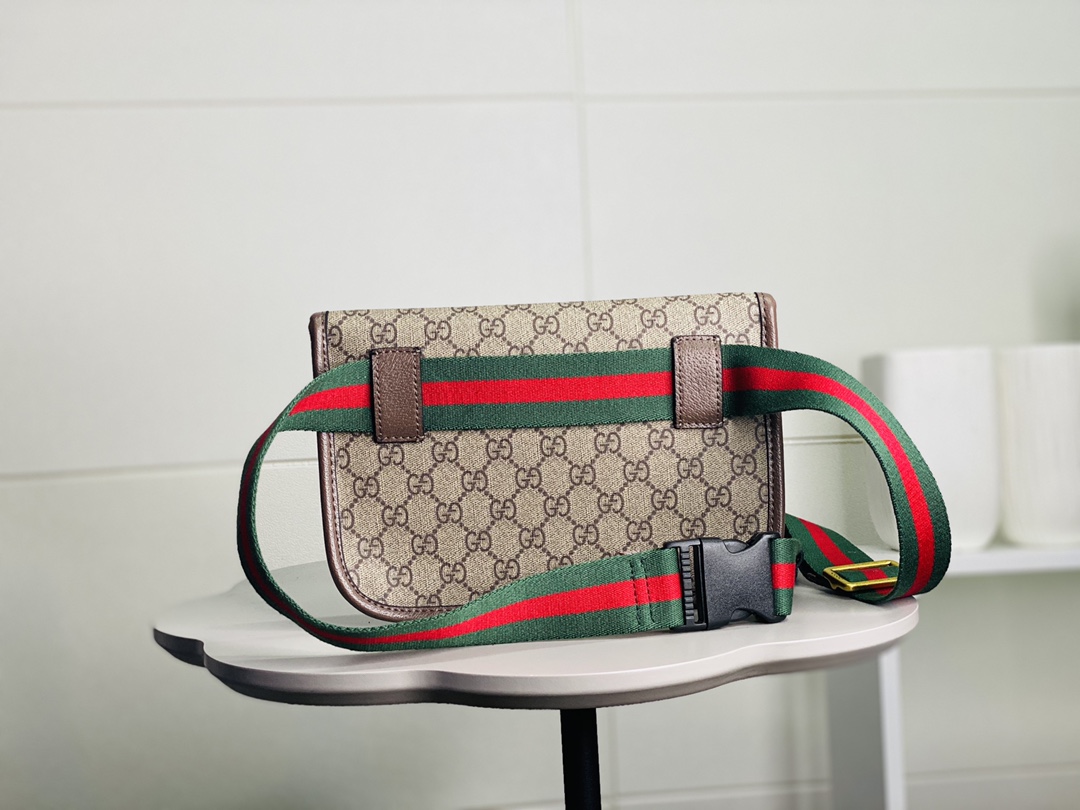 Gucci GG Supreme belt bag腰包 官網價33000