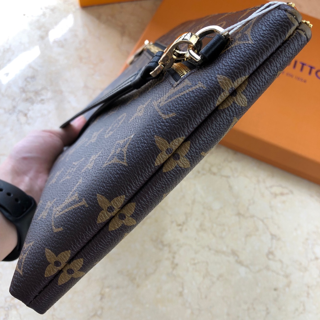 Louis Vuitton 經典老花優雅手拿包