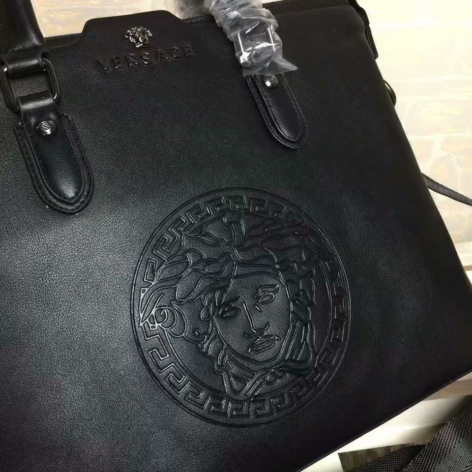 Versace 高檔大Logo公事包