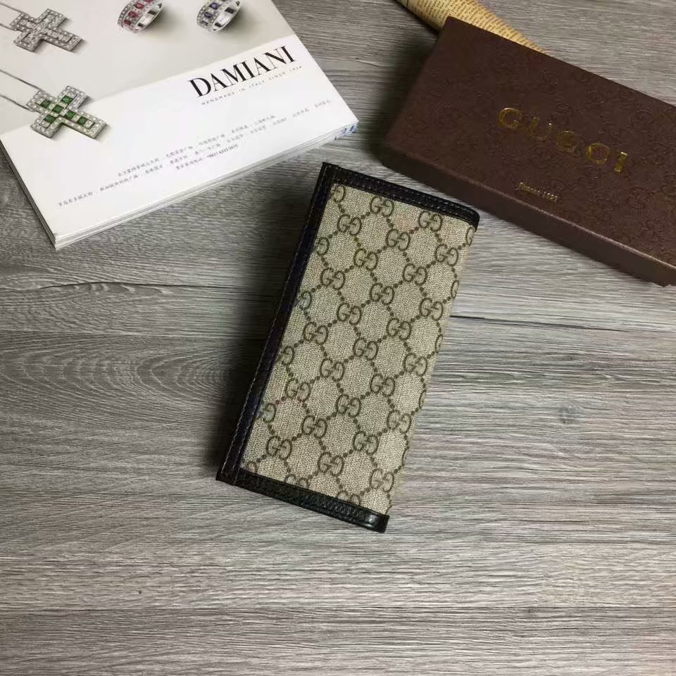 Gucci 超MAN配色老花'長夾