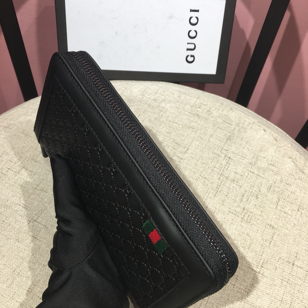 Gucci 霧面質感單拉鍊長夾