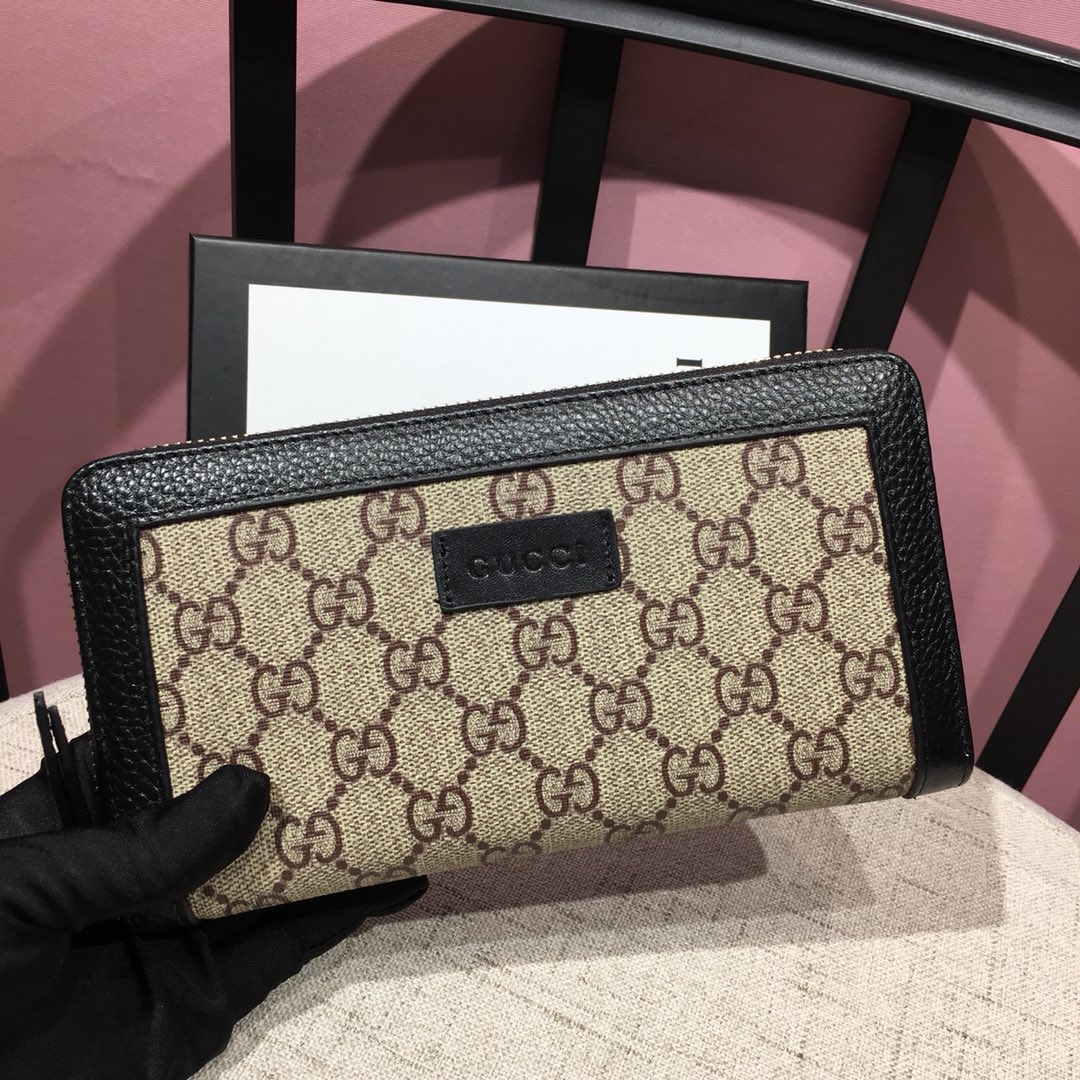 Gucci 經典GG帆布長夾