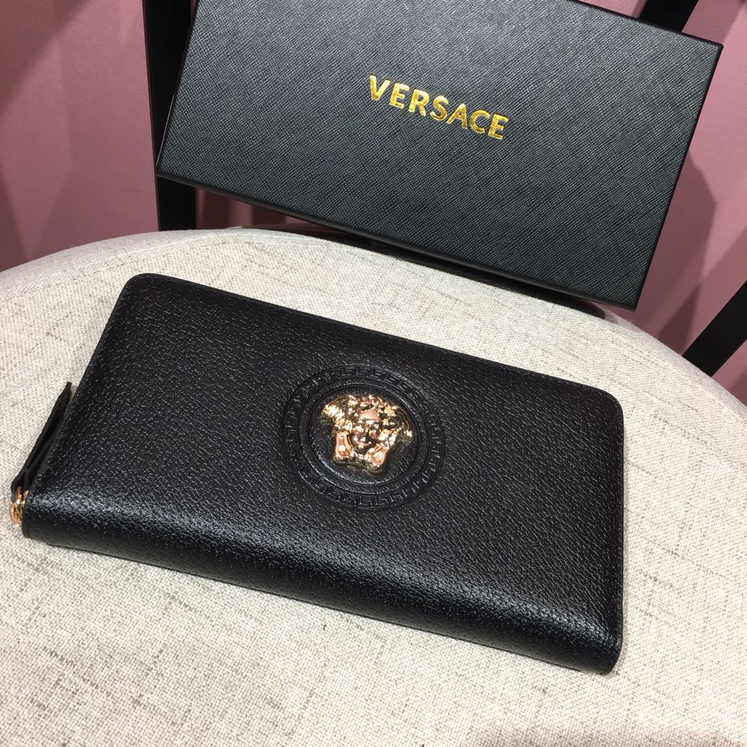 Versace 立體梅杜莎長夾