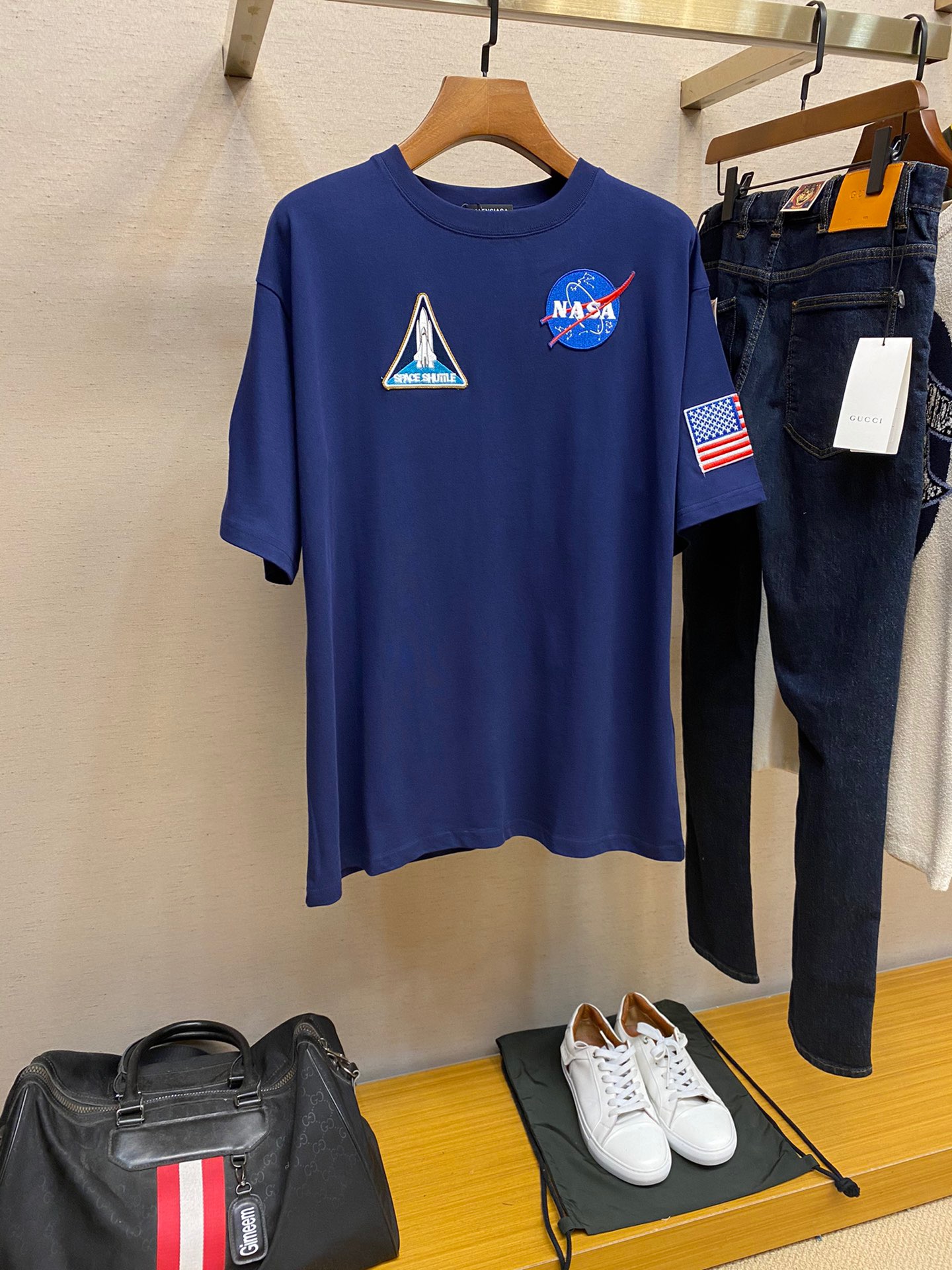 BALENCIAGA NASA聯名印花短袖
